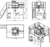 الحبوب والحبوب نظام الوزن والتعبئة والتغليف